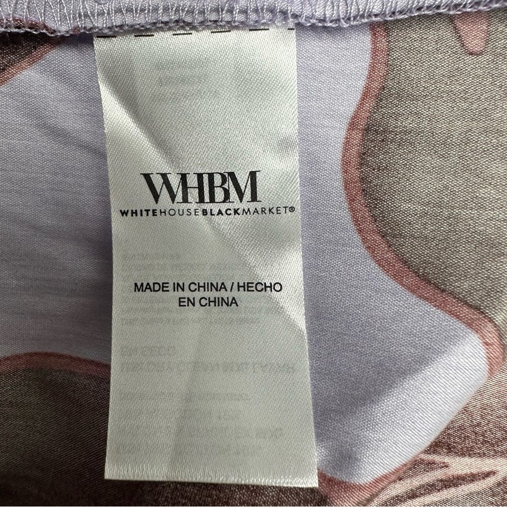 WHBM CAMILLE FIRL Floral Halter Maxi Dress in Purple and brown SZ 18 NWT - Picture 10 of 13